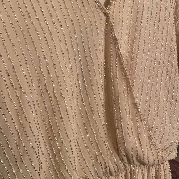 Beaded Cream Romper - Picture 2 of 4